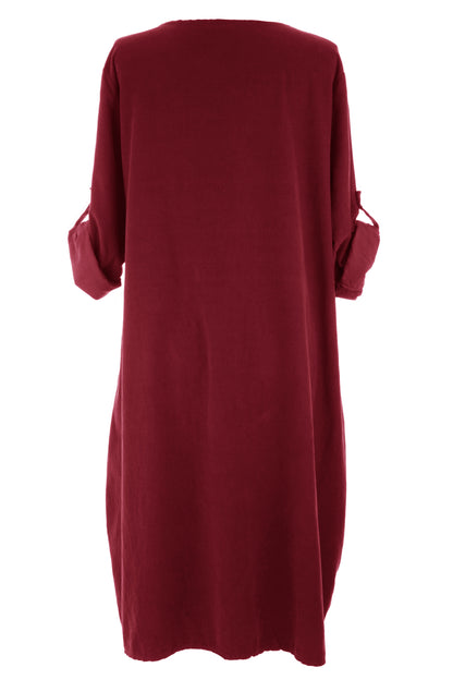 2 Pocket Corduroy Midi
