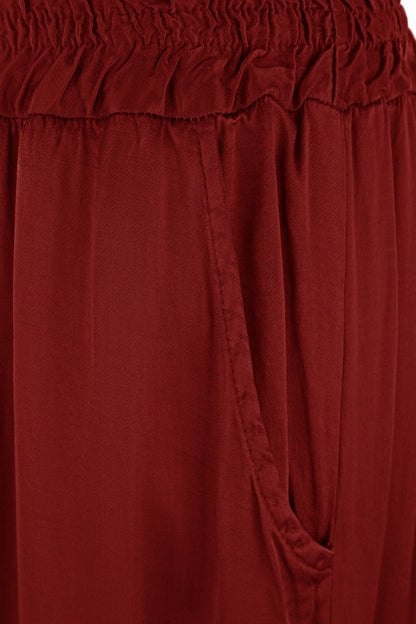 Satin Wide Leg Trouser