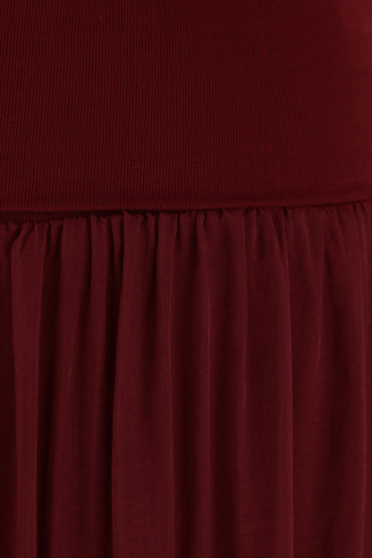 Silk Midi Skirt