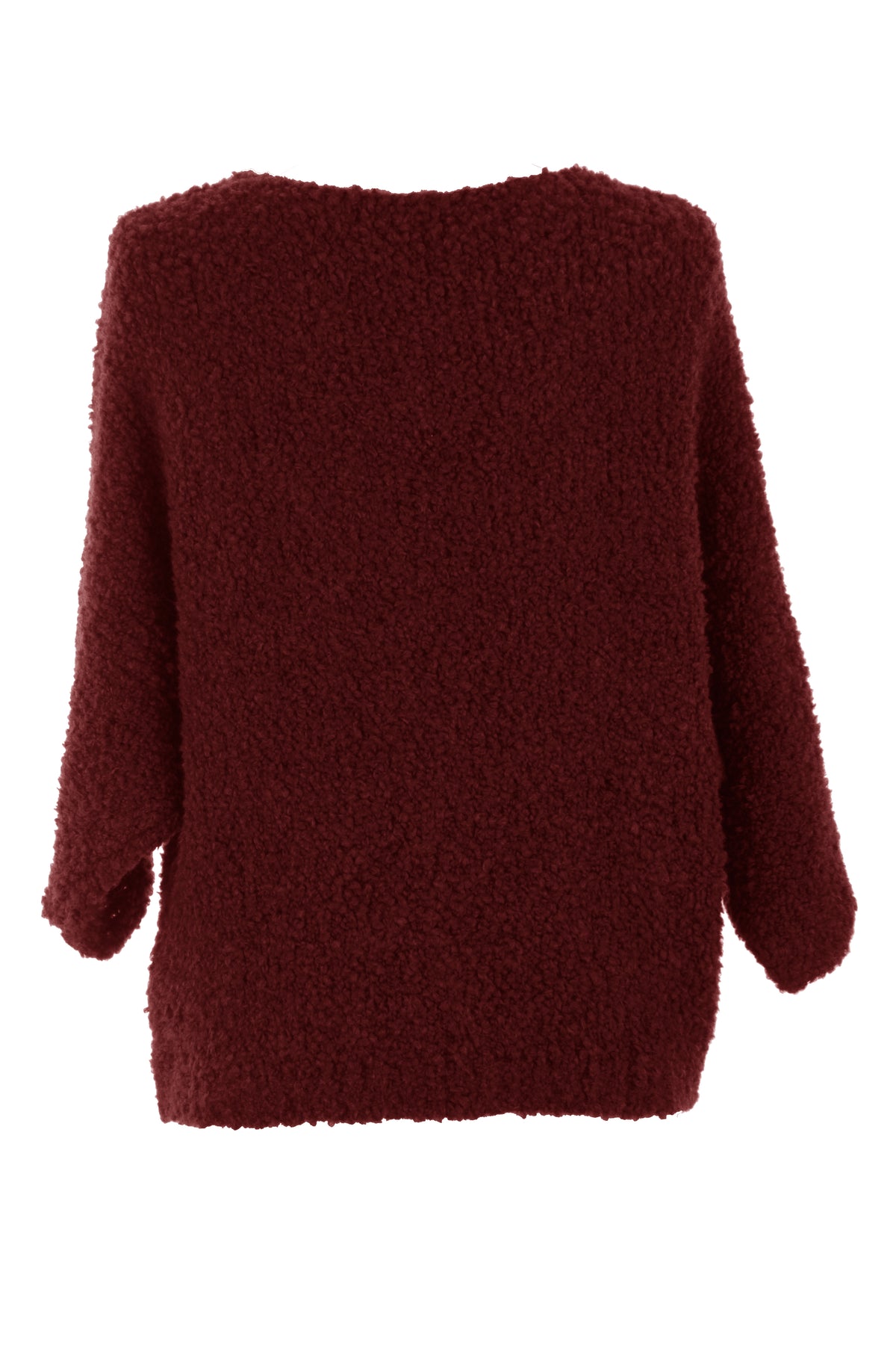V Neck Boucle Jumper
