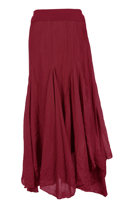Silk Panel Skirt