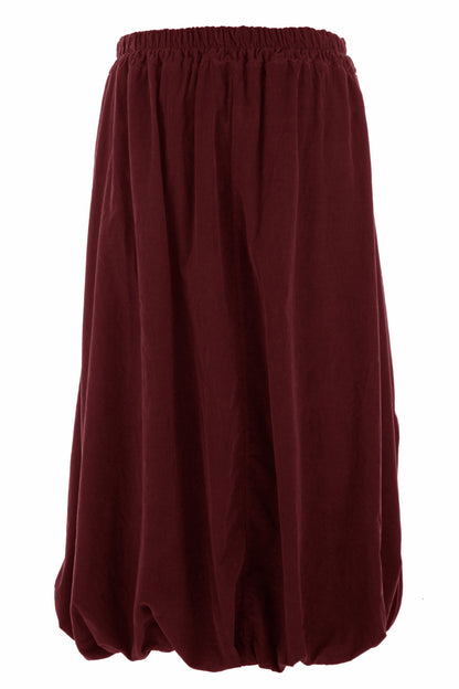 Puffball Corduroy Skirt