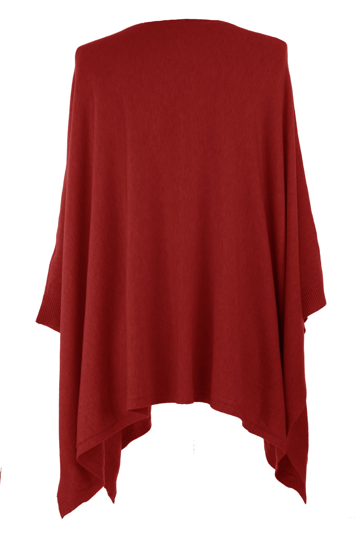 Sequin Star Knit Poncho