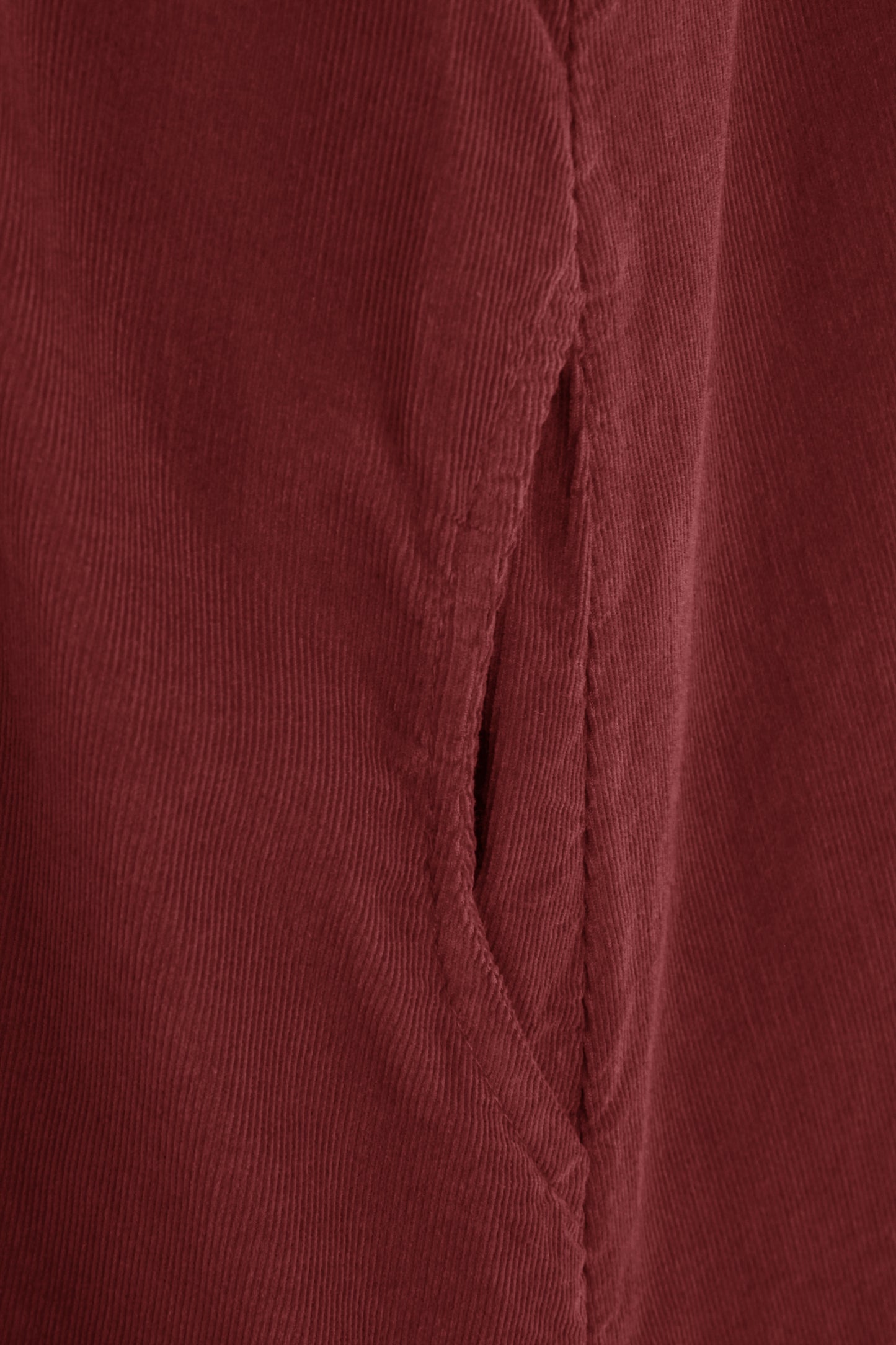Corduroy Pinafore Midi Dress
