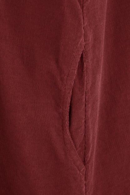 Corduroy Pinafore Midi Dress