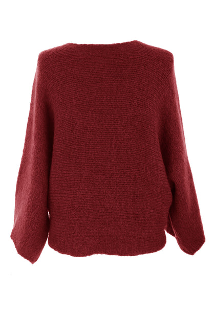 Bow Front Wool Jumper
