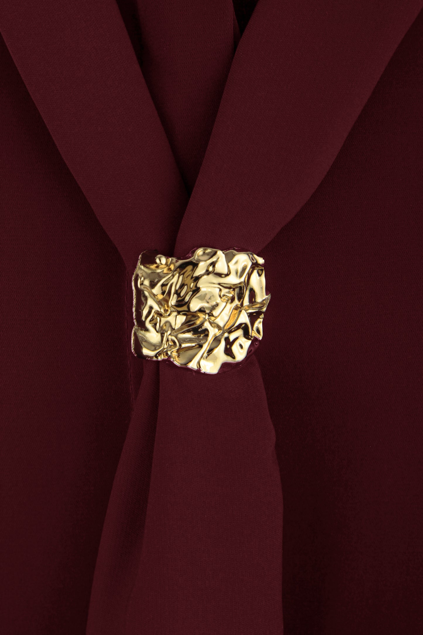 3 Piece Broach Scarf Shirt