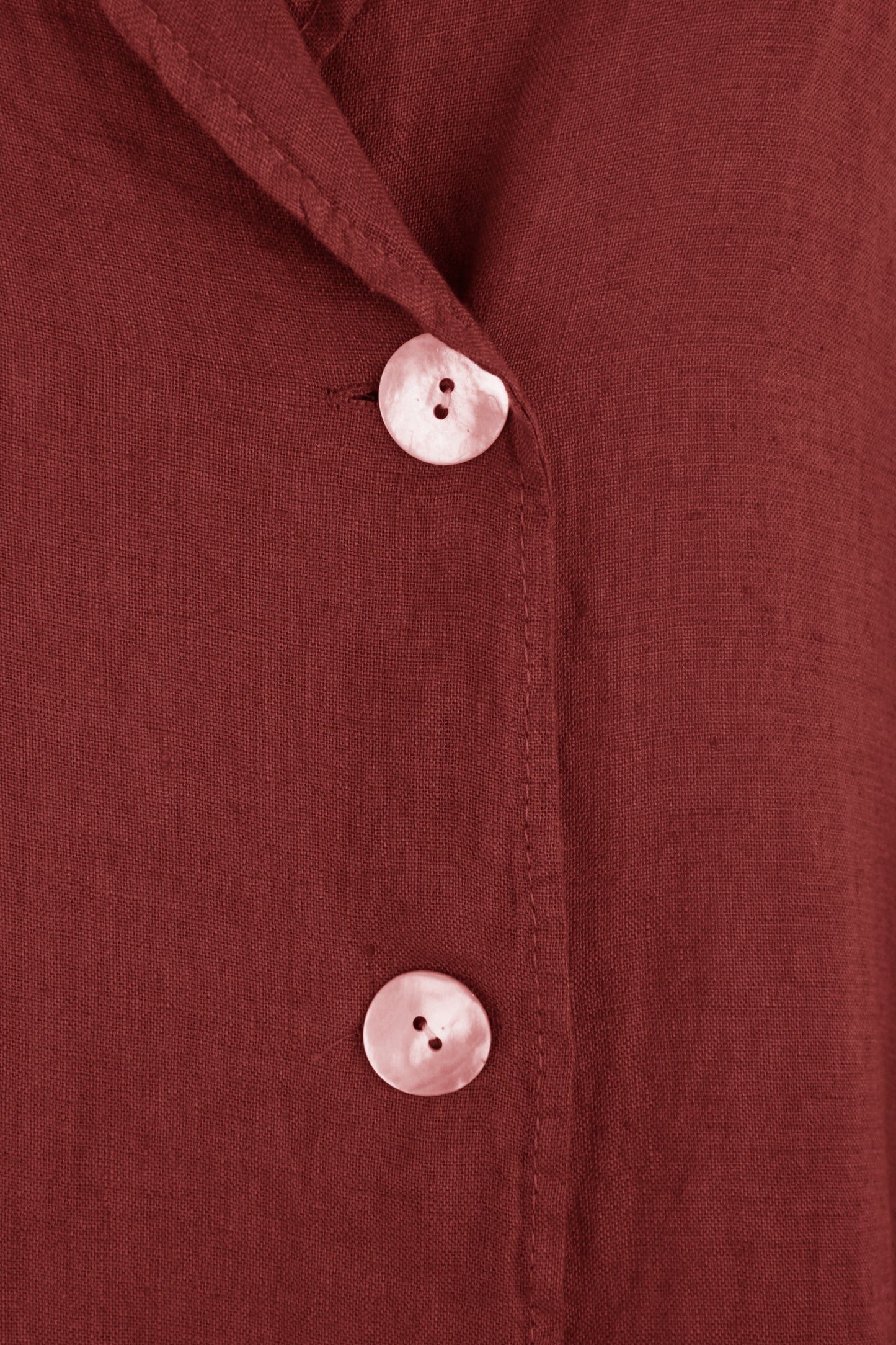 Sleeveless Collar Neck Linen Dress