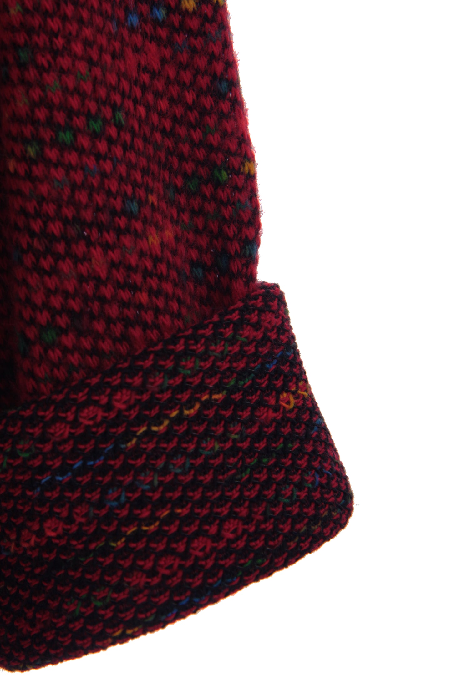 Cowl Neck Tweed Top