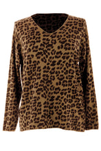 Load image into Gallery viewer, Leopard Print Fine Knit Jumper
