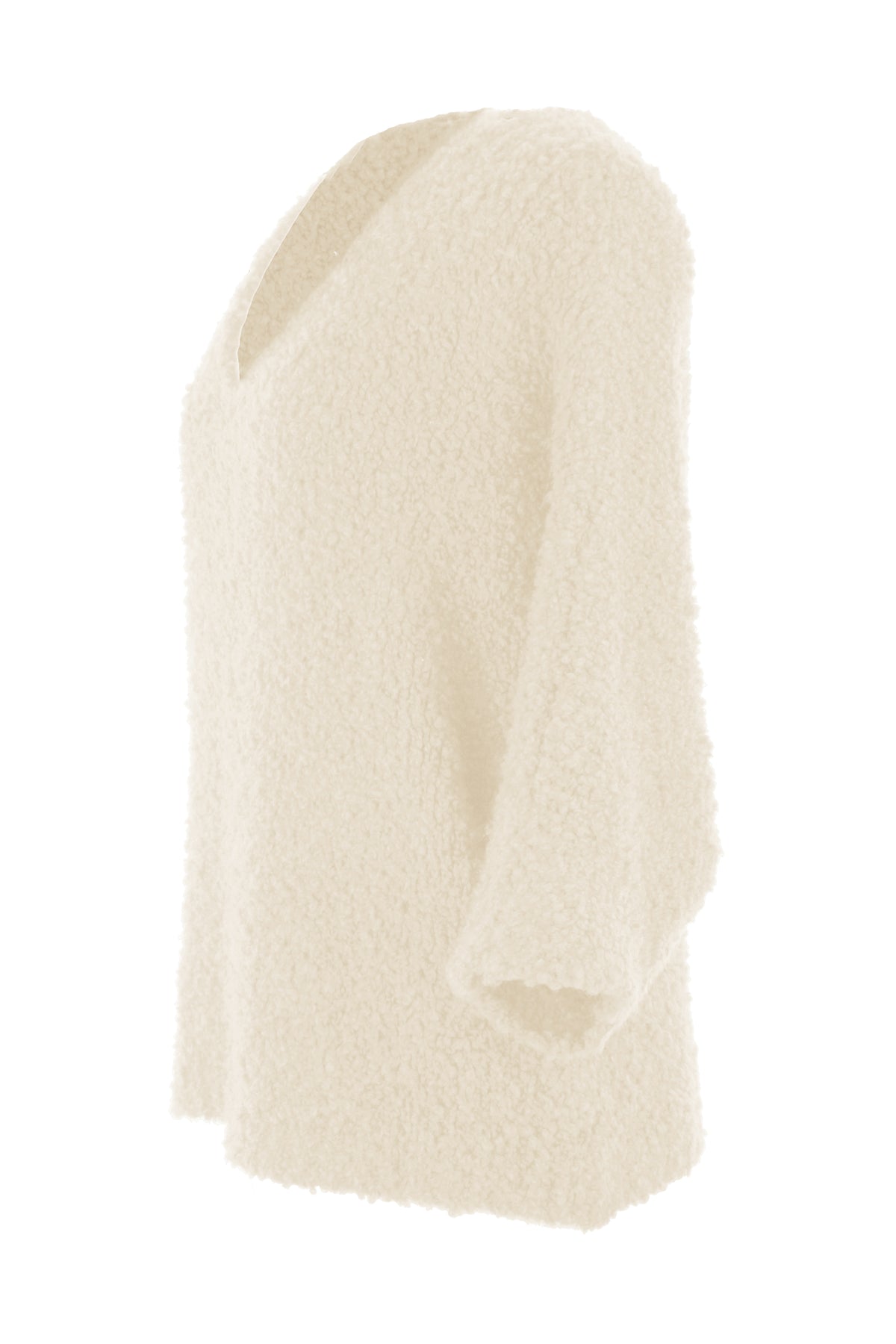 V Neck Boucle Jumper
