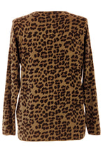 Load image into Gallery viewer, Leopard Print Fine Knit Jumper
