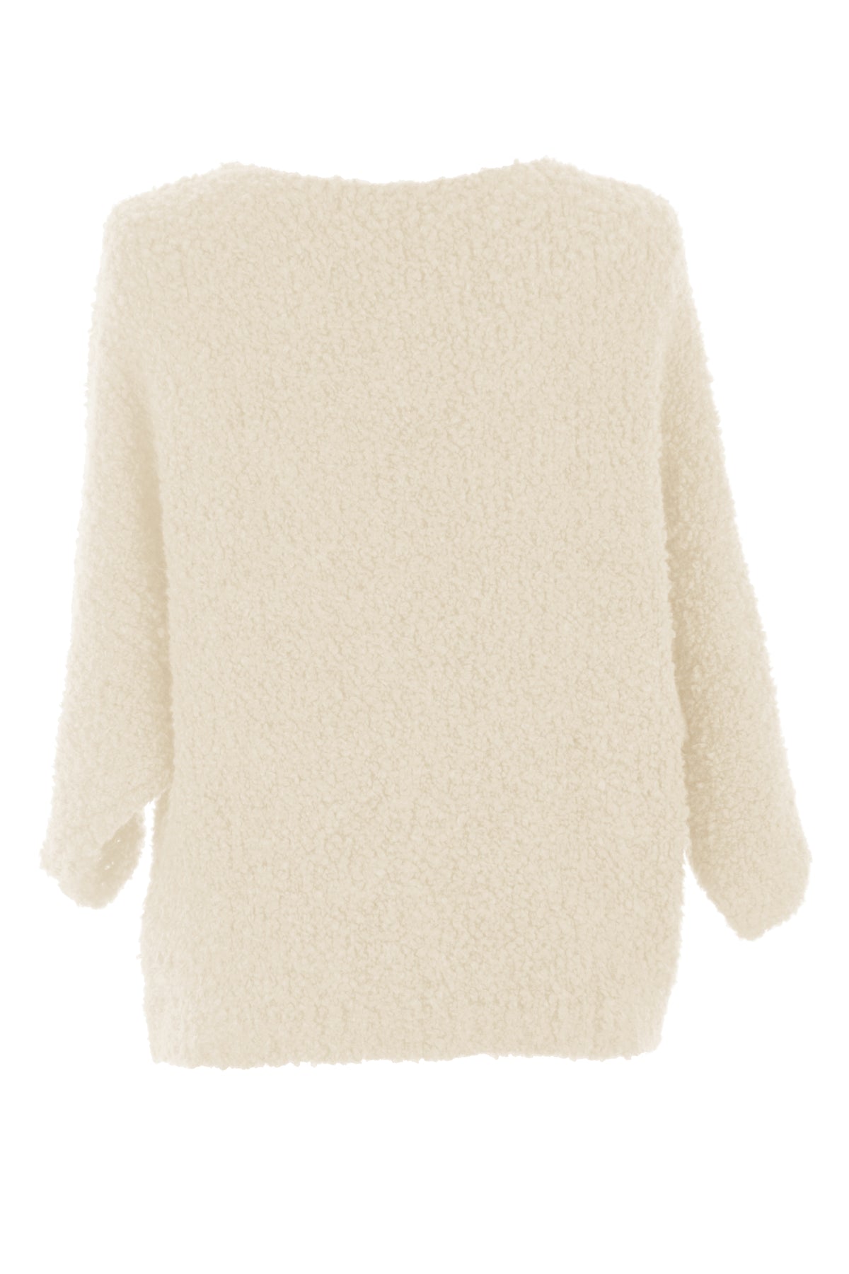 V Neck Boucle Jumper