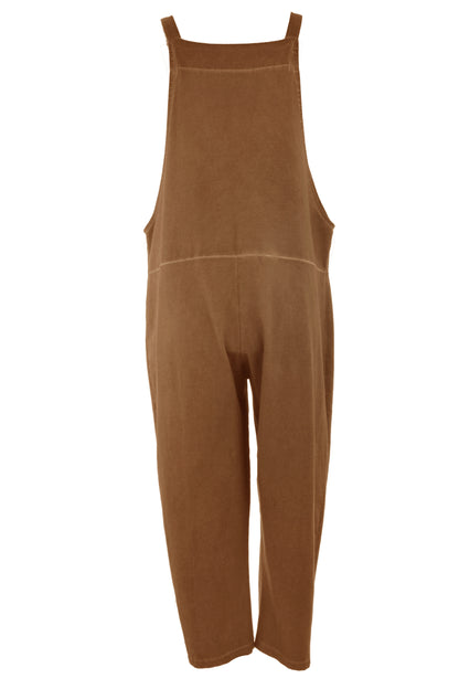 Acid Wash Jersey Dungarees