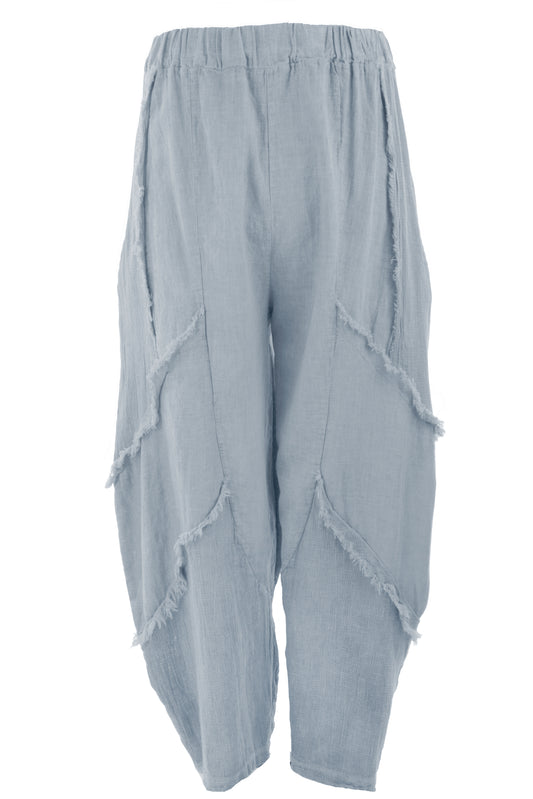 Teabag Linen Panel Trouser