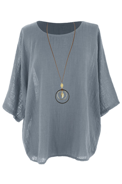 Cotton Necklace Top