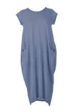 Load image into Gallery viewer, Cap Sleeve 2 Pocket Cotton Dress
