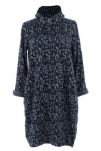 Load image into Gallery viewer, Cowl Cheetah Soft Knit Dress
