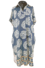 Load image into Gallery viewer, Boho Print Collar Midi
