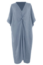 Load image into Gallery viewer, Twist Front Linen Dress
