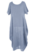Load image into Gallery viewer, Stripe 2 Pocket Tulip Midi
