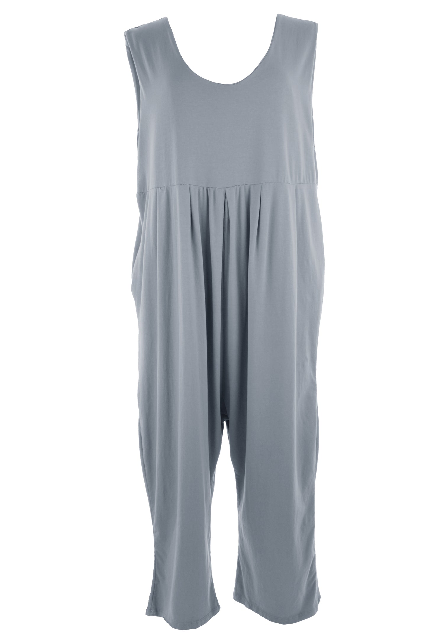 Sleeveless Drop Crotch Jumpsuit