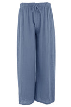 Load image into Gallery viewer, Wide Leg Lightweight Cotton Trouser
