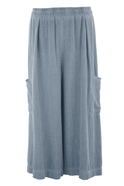 Teabag Linen Cropped Length Trouser