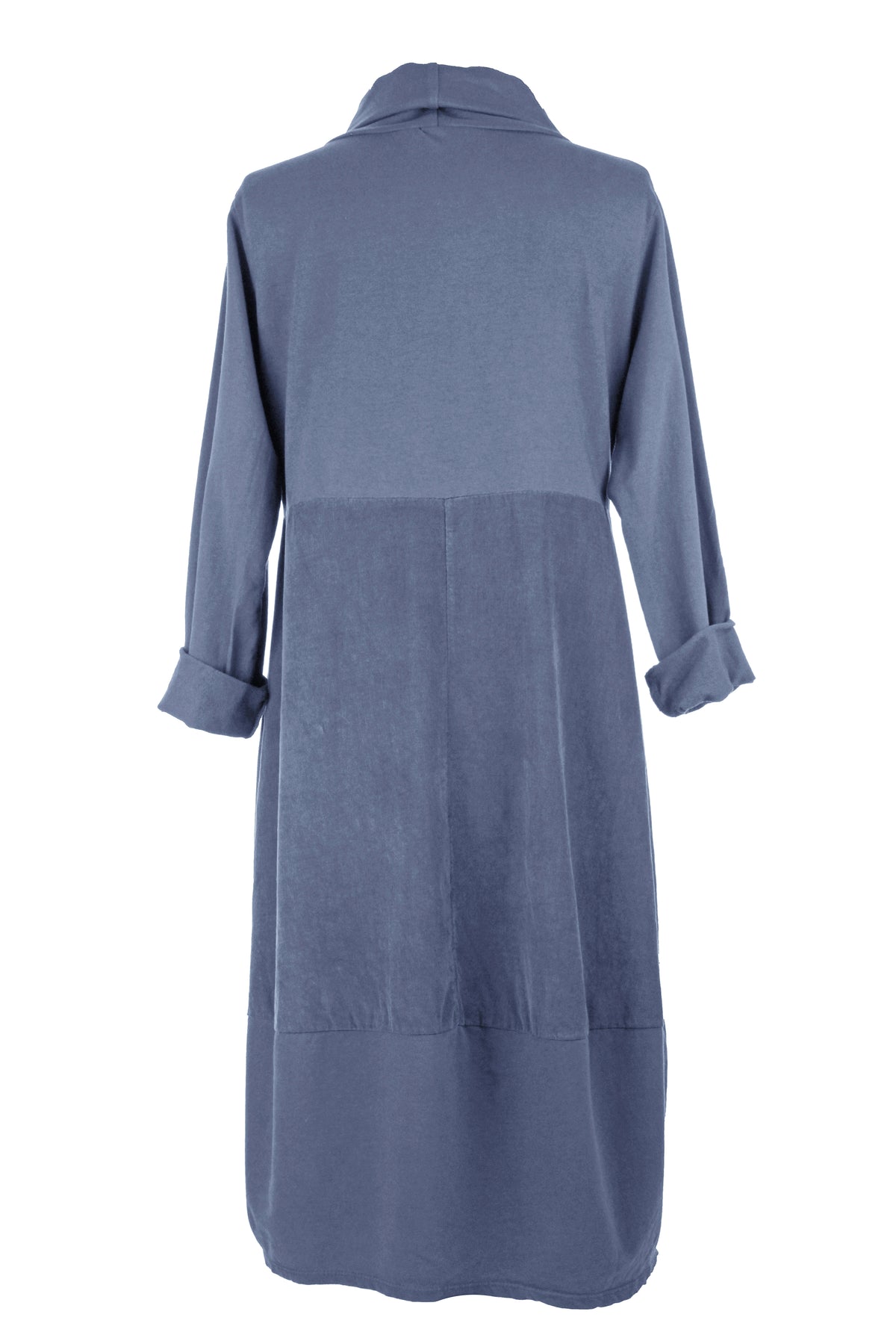 Cowl Corduroy Panel Midi