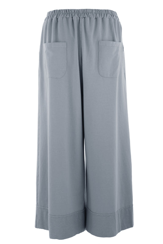 Wide Leg Jersey Trouser
