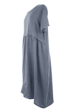 Load image into Gallery viewer, Pleat Detail Linen Dress
