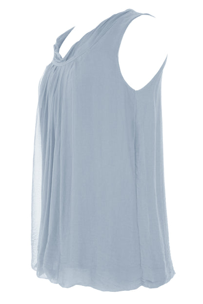Puffball Silk Vest
