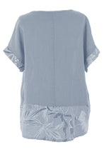 Load image into Gallery viewer, Floral Panel Linen Top

