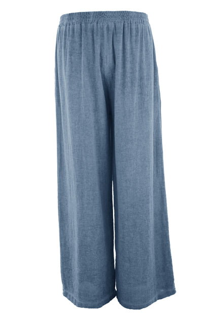 2 Crochet Pocket Linen Trouser