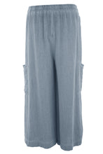 Load image into Gallery viewer, Teabag Linen Cropped Length Trouser
