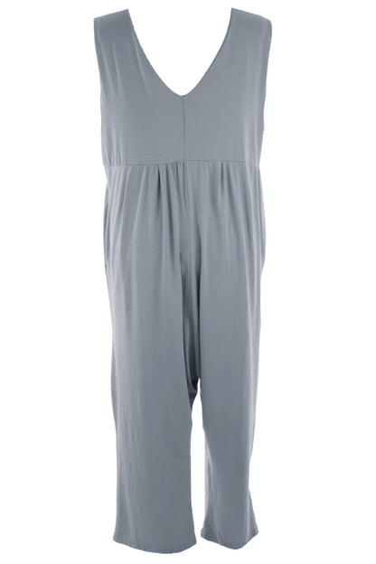 Sleeveless Drop Crotch Jumpsuit