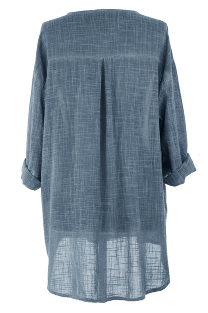 Button Detail Cotton Top