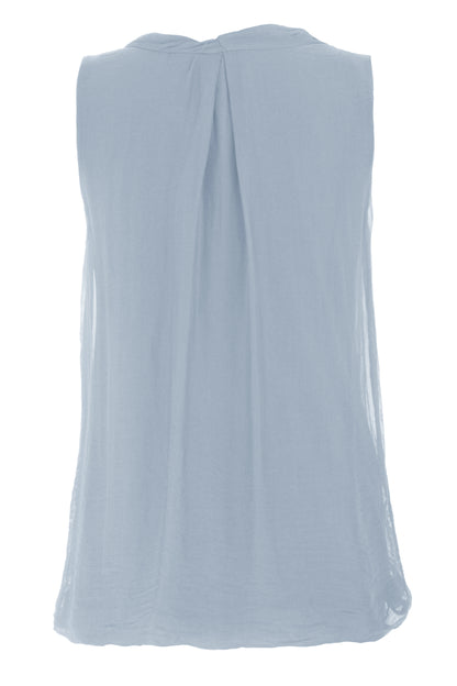 Puffball Silk Vest