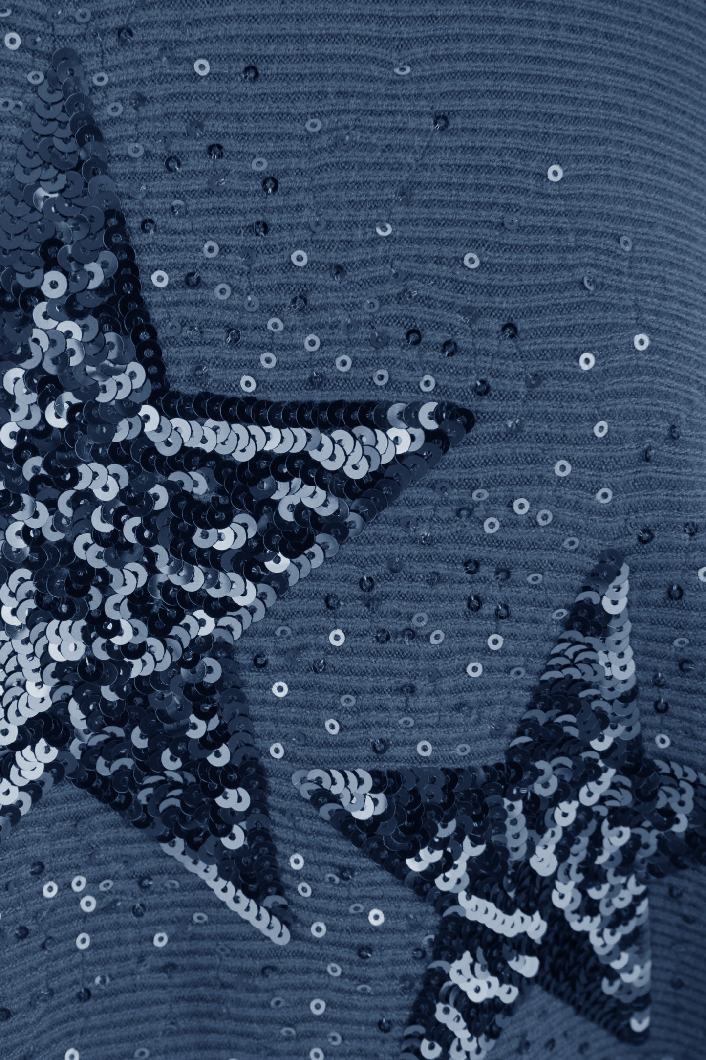 3 Sequin Star Ribbed Jumper