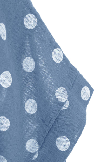 Polka Dot Print Necklace Top