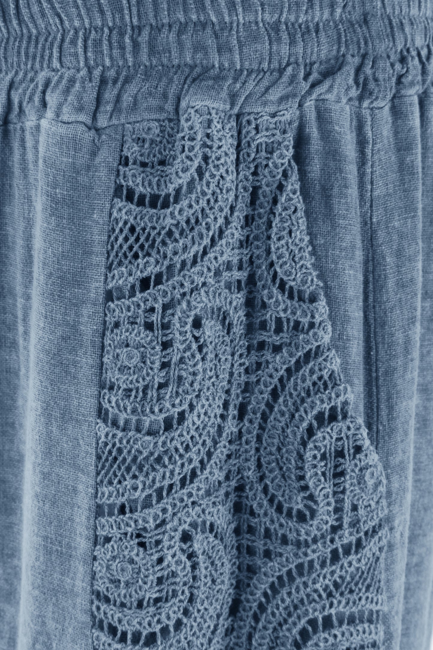 2 Crochet Pocket Linen Trouser