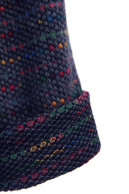 Cowl Neck Tweed Top