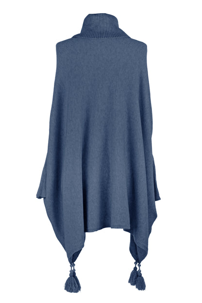 Polo Neck Tassel Jumper