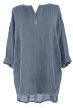 Load image into Gallery viewer, Button Detail Cotton Top
