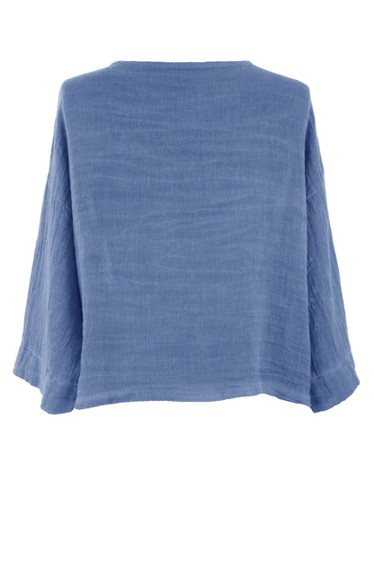 One Button Teabag Linen Jacket