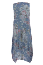 Load image into Gallery viewer, Floral Square Neck Linen Dress
