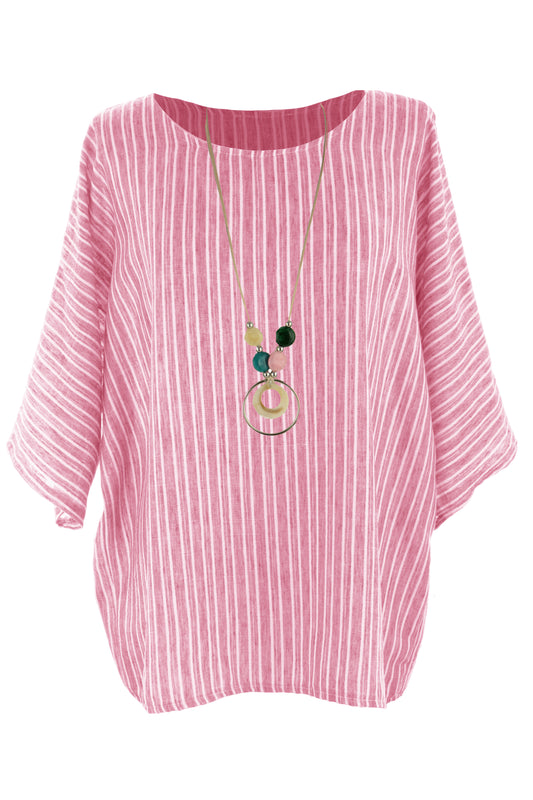 Stripe Necklace Top