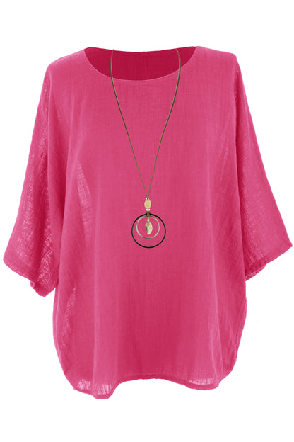 Cotton Necklace Top