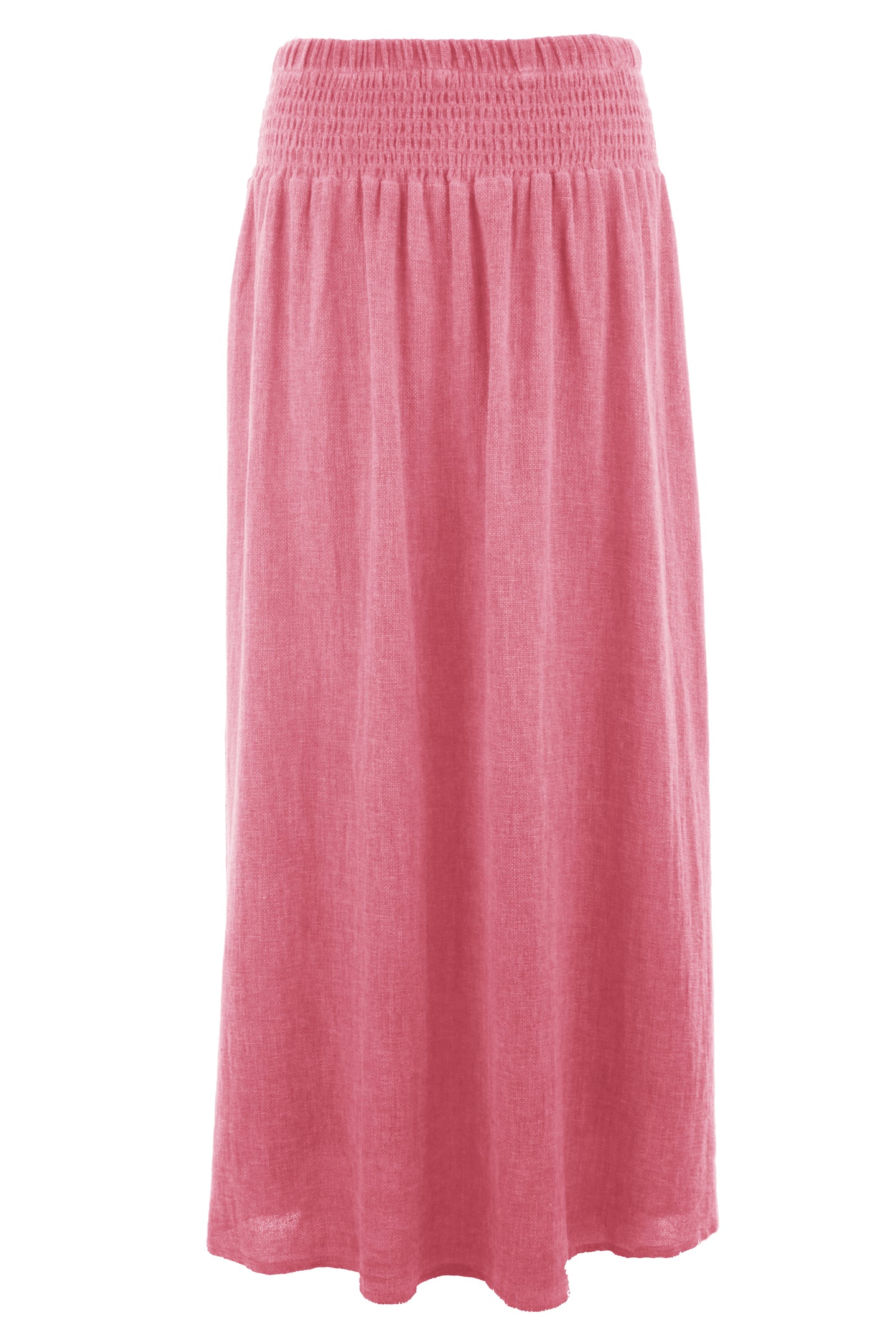 Teabag Linen Maxi Skirt