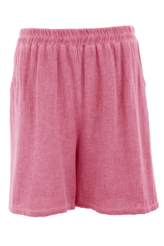 Hopsack Linen Shorts